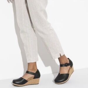 Birkenstock Papillio Women's Black Wedge Shoes